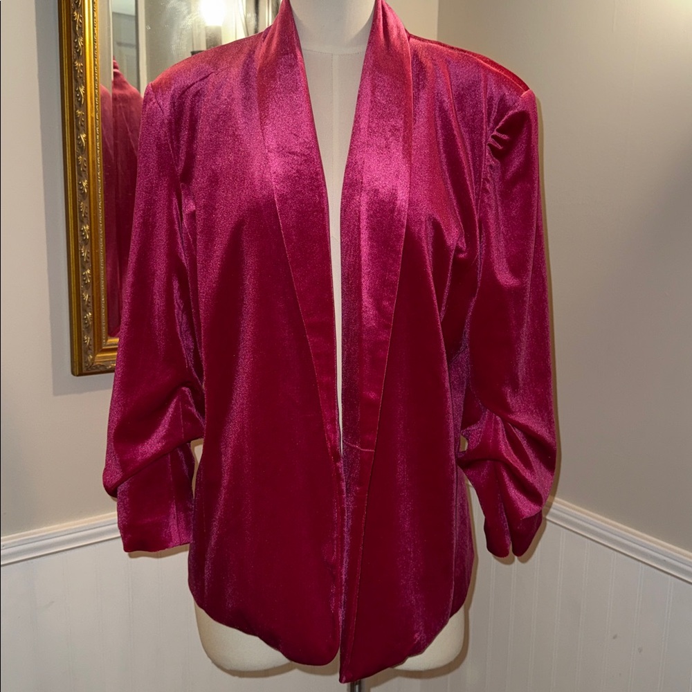 Ee:some Pink Jacket.  EUC. Large.